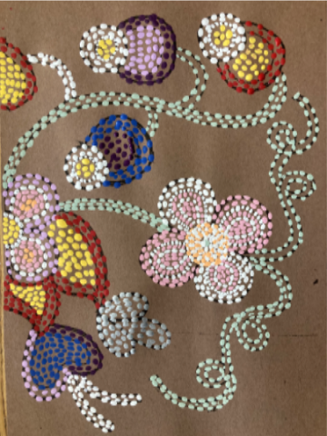 M tis Floral Beadwork Paintings Regina Public Schools